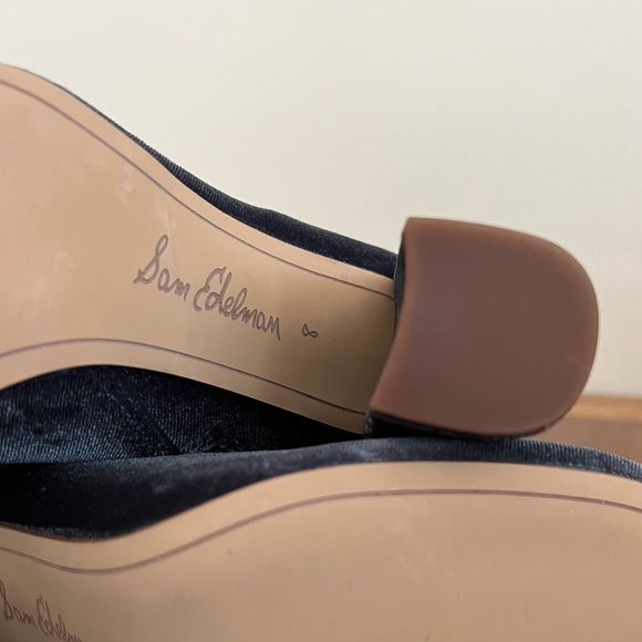 Sam Edelman - Blue Grey Suede Sock Bootie - Size 8 - Picture 11 of 11